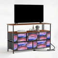 5 Drawer TV Stand Dresser Pink Hue Sky