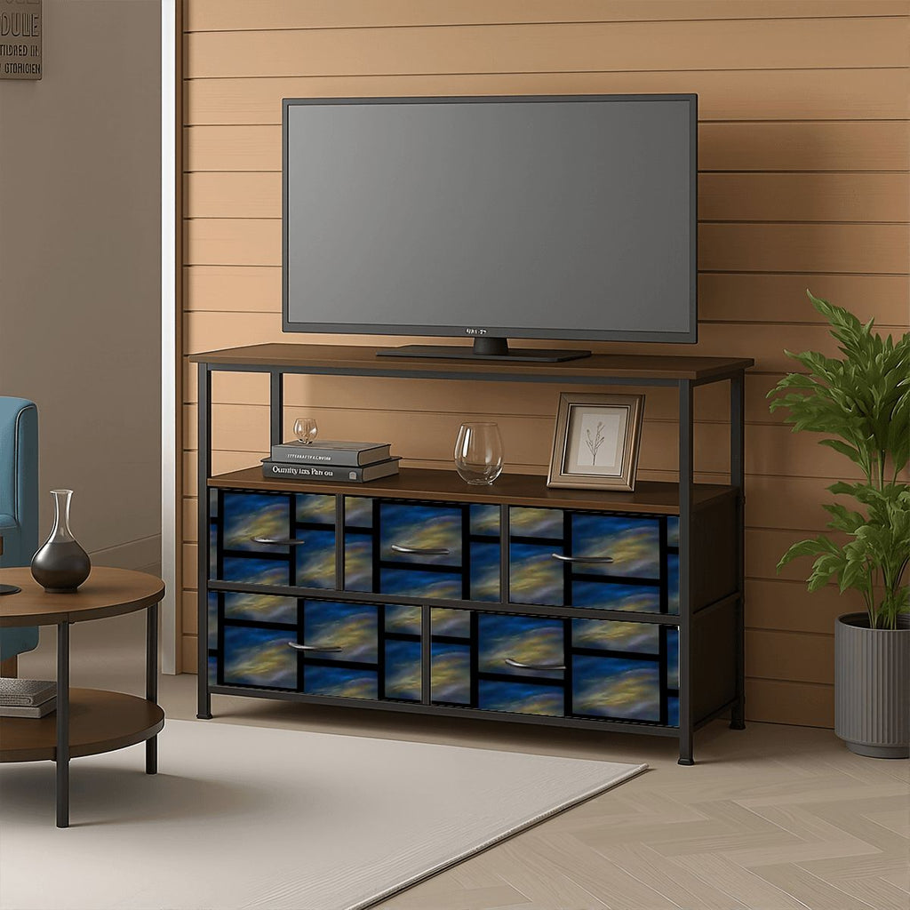 5 Drawer TV Stand Dresser Revo Sky